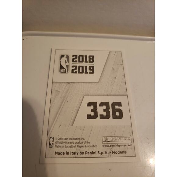 Paul George 2018-2019 Panini Sticker #336 - OKC Thunder - European Italy - Picture 2 of 3